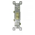 American Imaginations 5.25 in. x 7.25 in. Electrical Switch in Ivory 15 AMP AI-35005